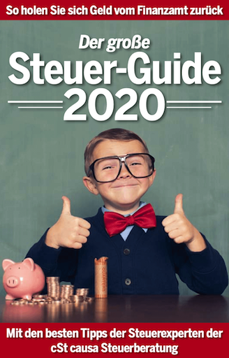 Das cover des Steuer Guide 2020